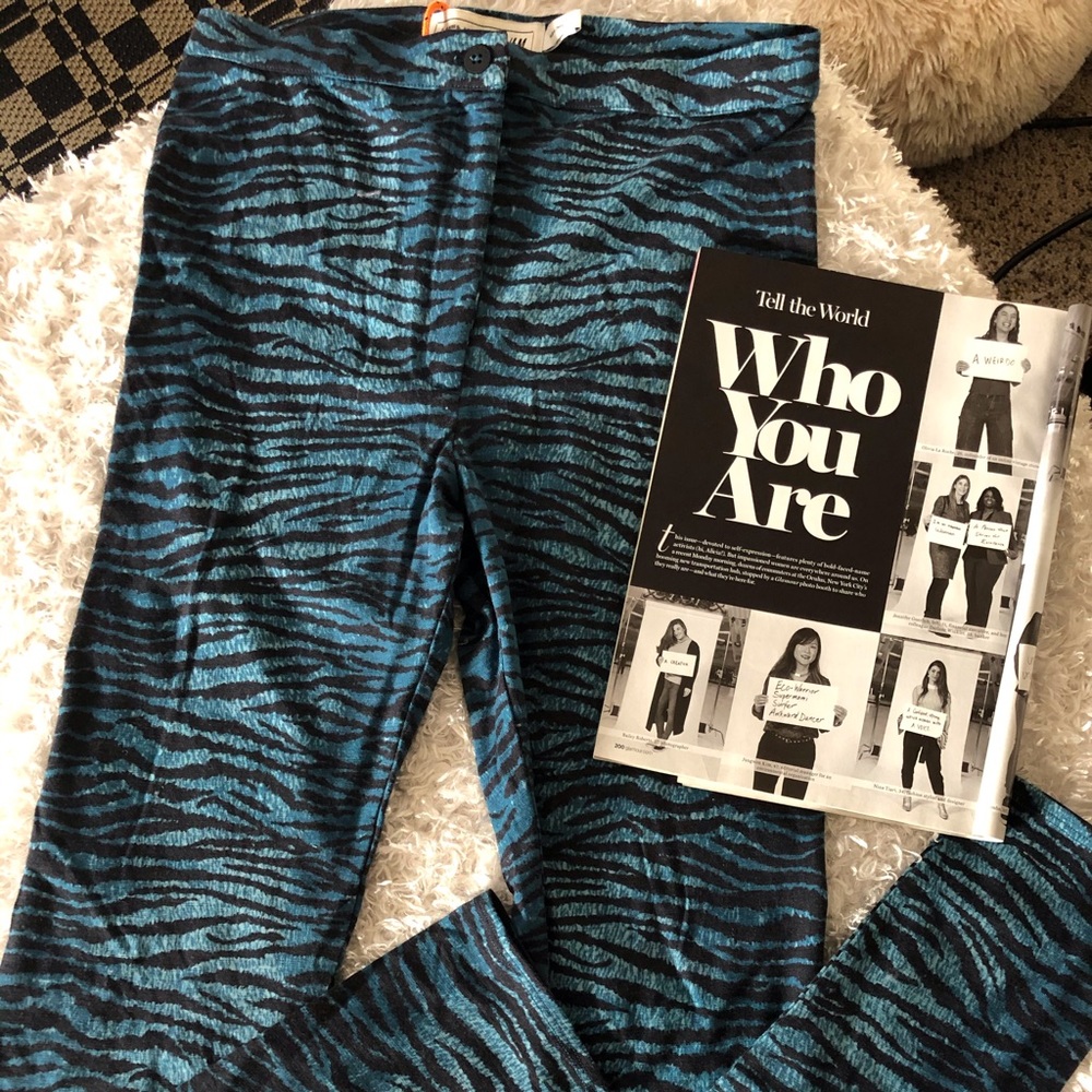 H&M X Kenzo Animal Print leggings